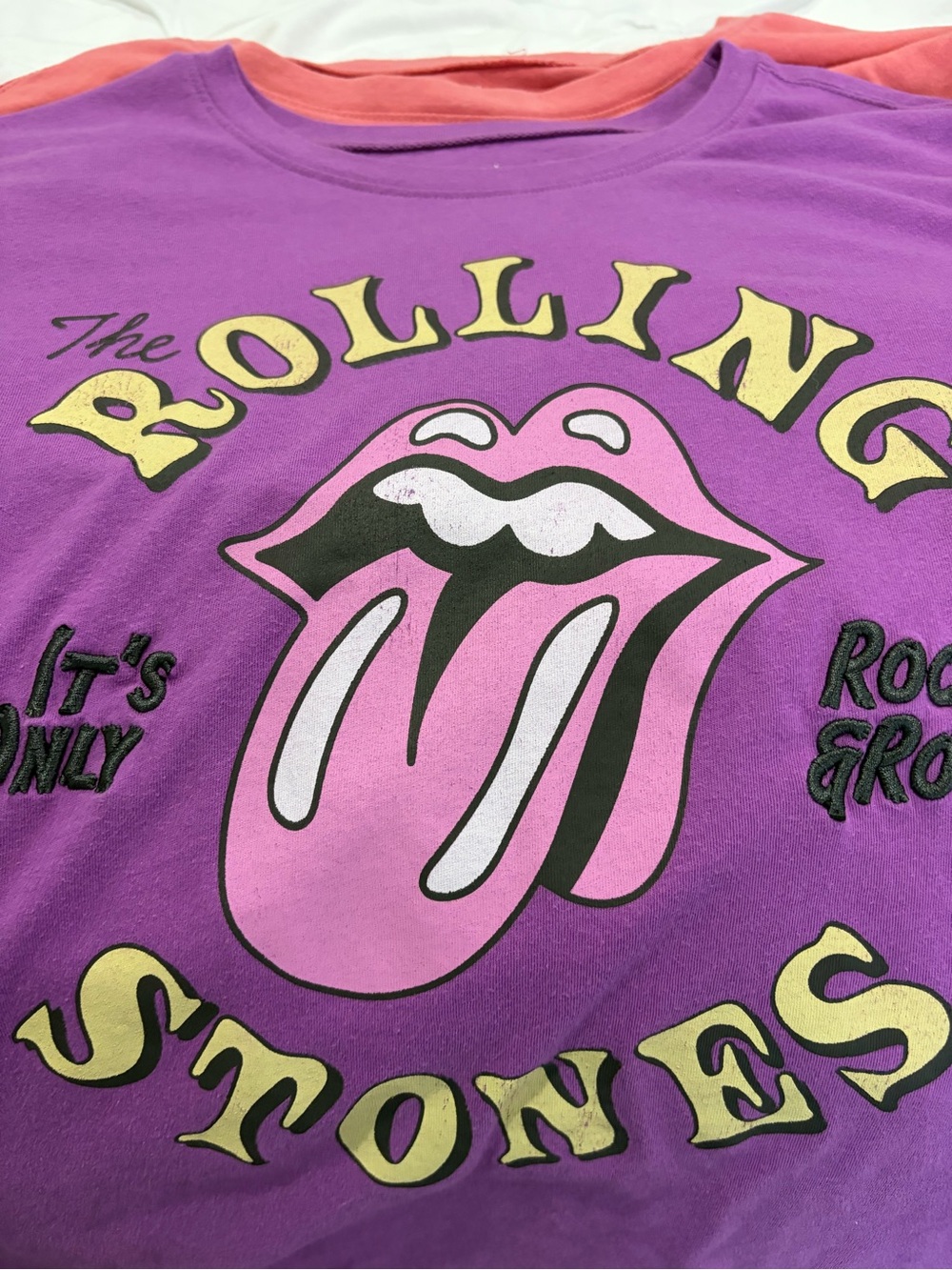 Set of 2 Super Soft Rolling Stones XL Shirts